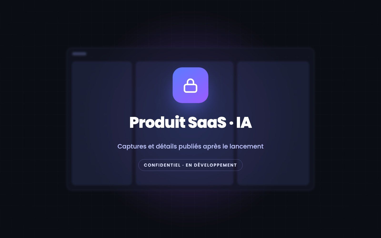 Produit confidentiel